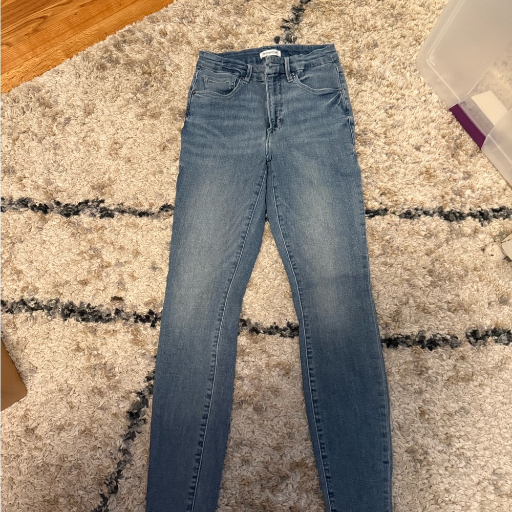Good American Denim Skinny Jeans - Light Blue
